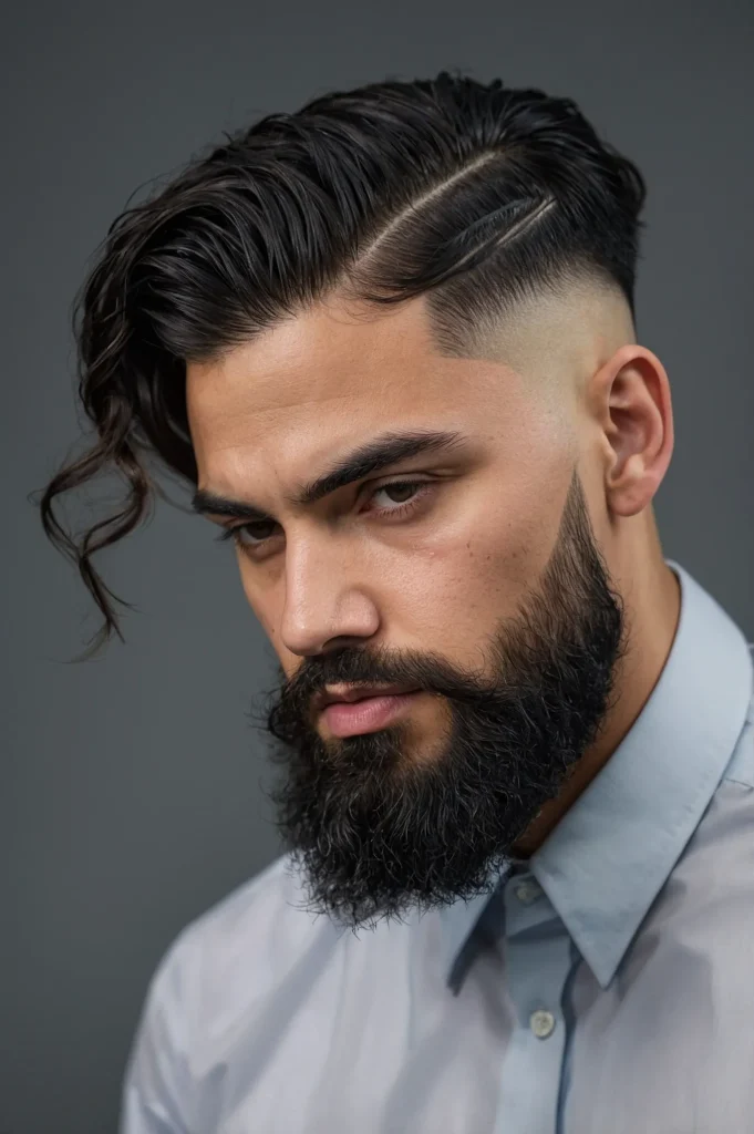 Skin Drop Fade with WavesSide profile of wave