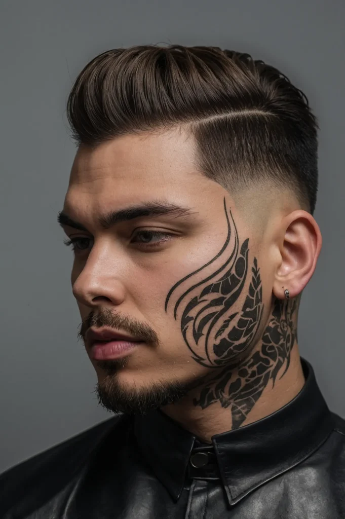 Skin Fade with Design or EtchingCreative hair ()