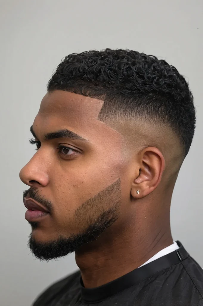 Skin Taper Fade with EdgeUpNatural photo of a