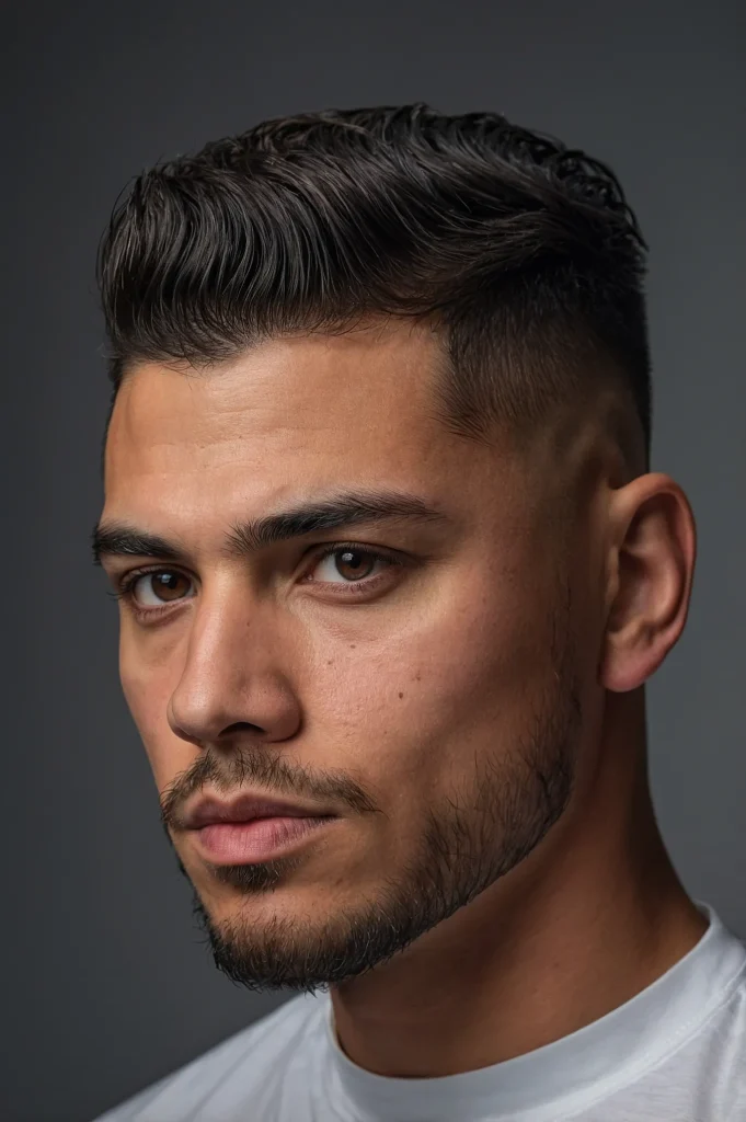 Skin Taper Fademan with taper fade down t