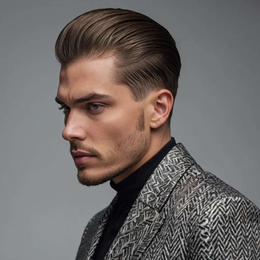 SlickedDown Low Taper with EdgeUpA man with s