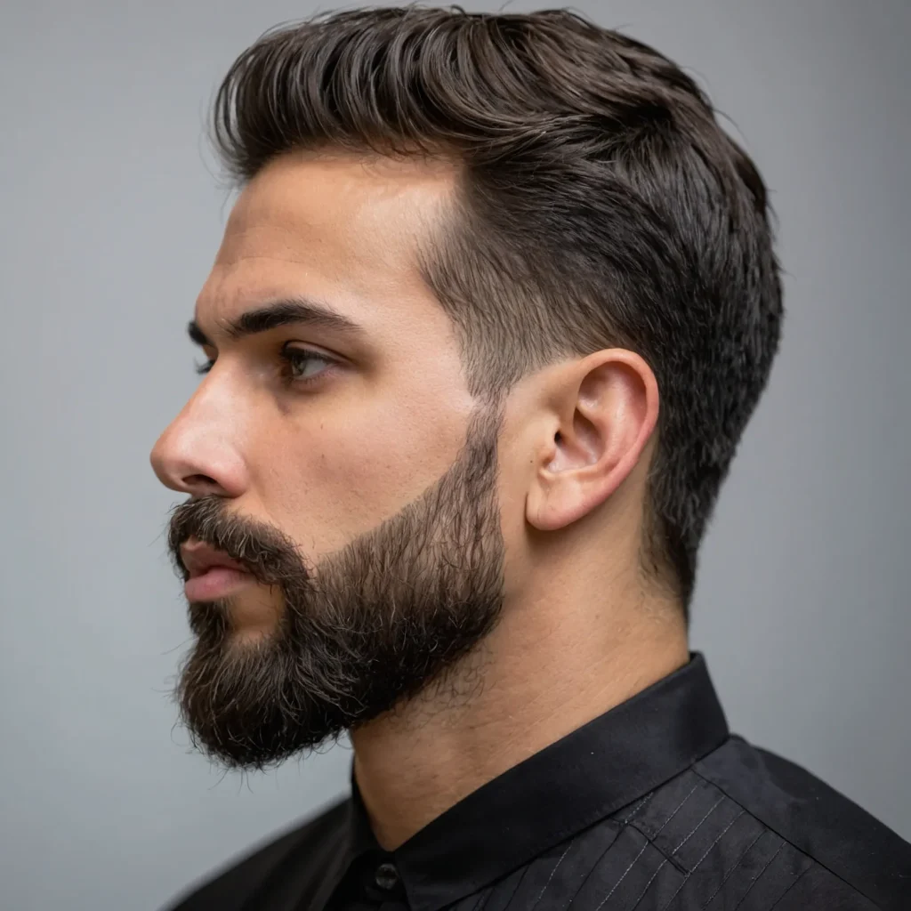 Taper Fade with Beard TransitionHairtobeard t