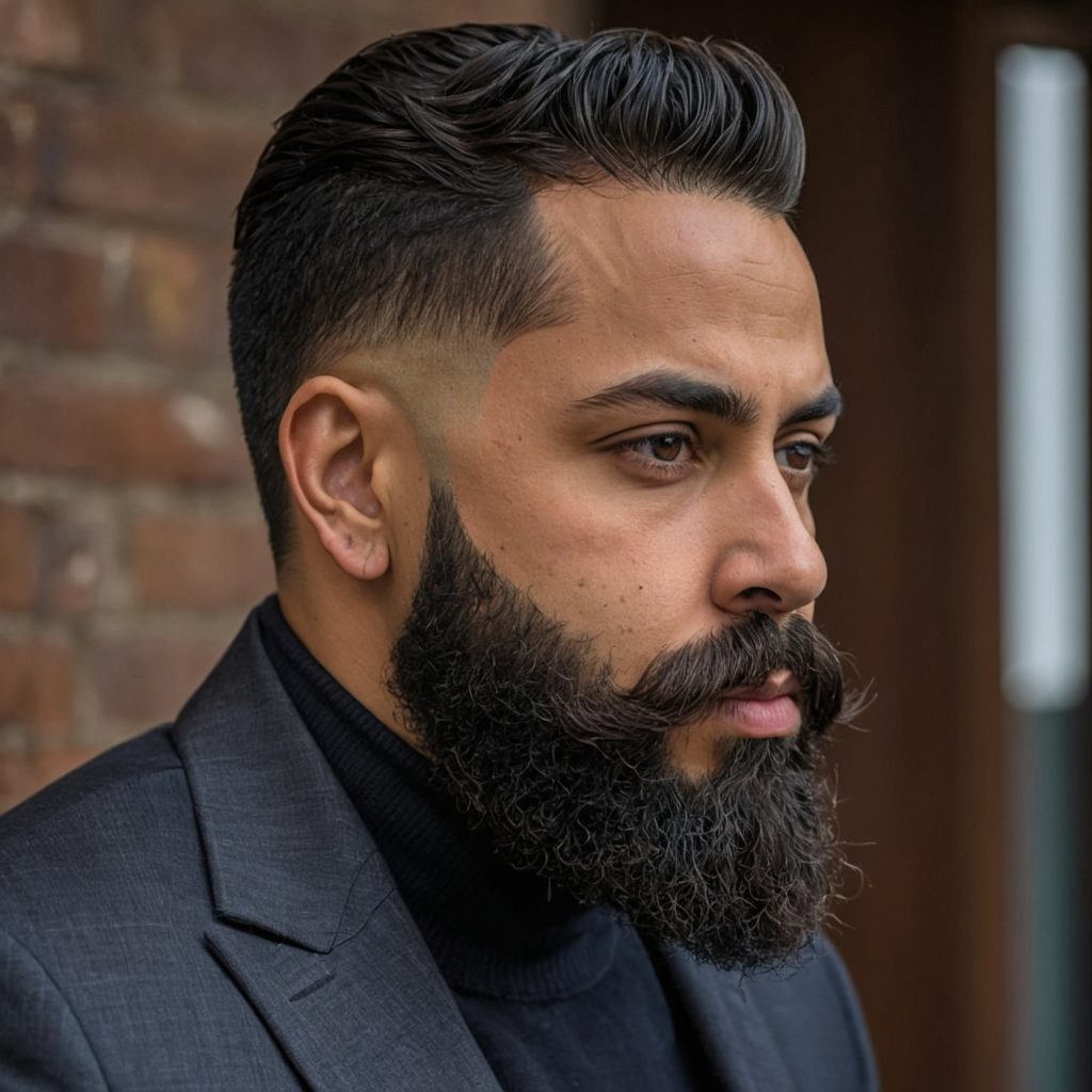 Taper Fade with Beardman with taper fade