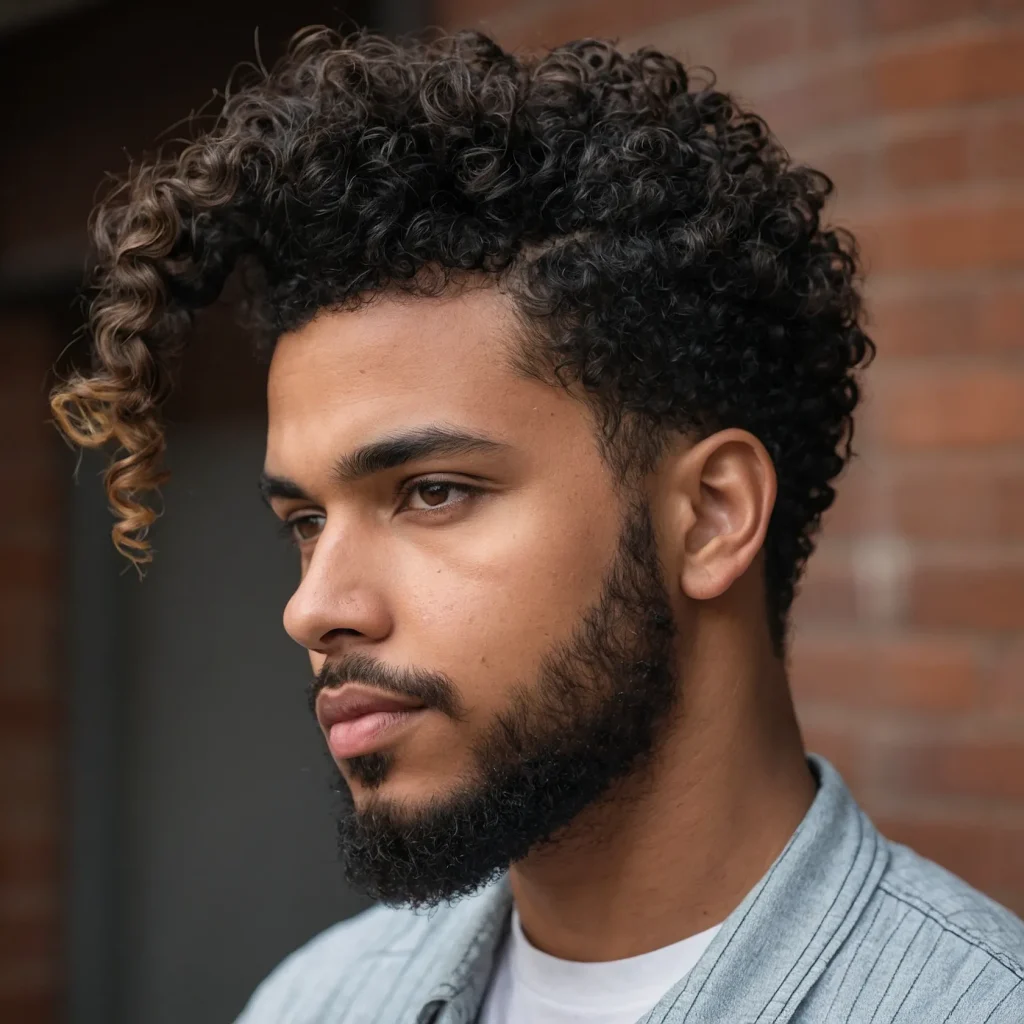 Taper Fade with MediumLength CoilsMediumlengt