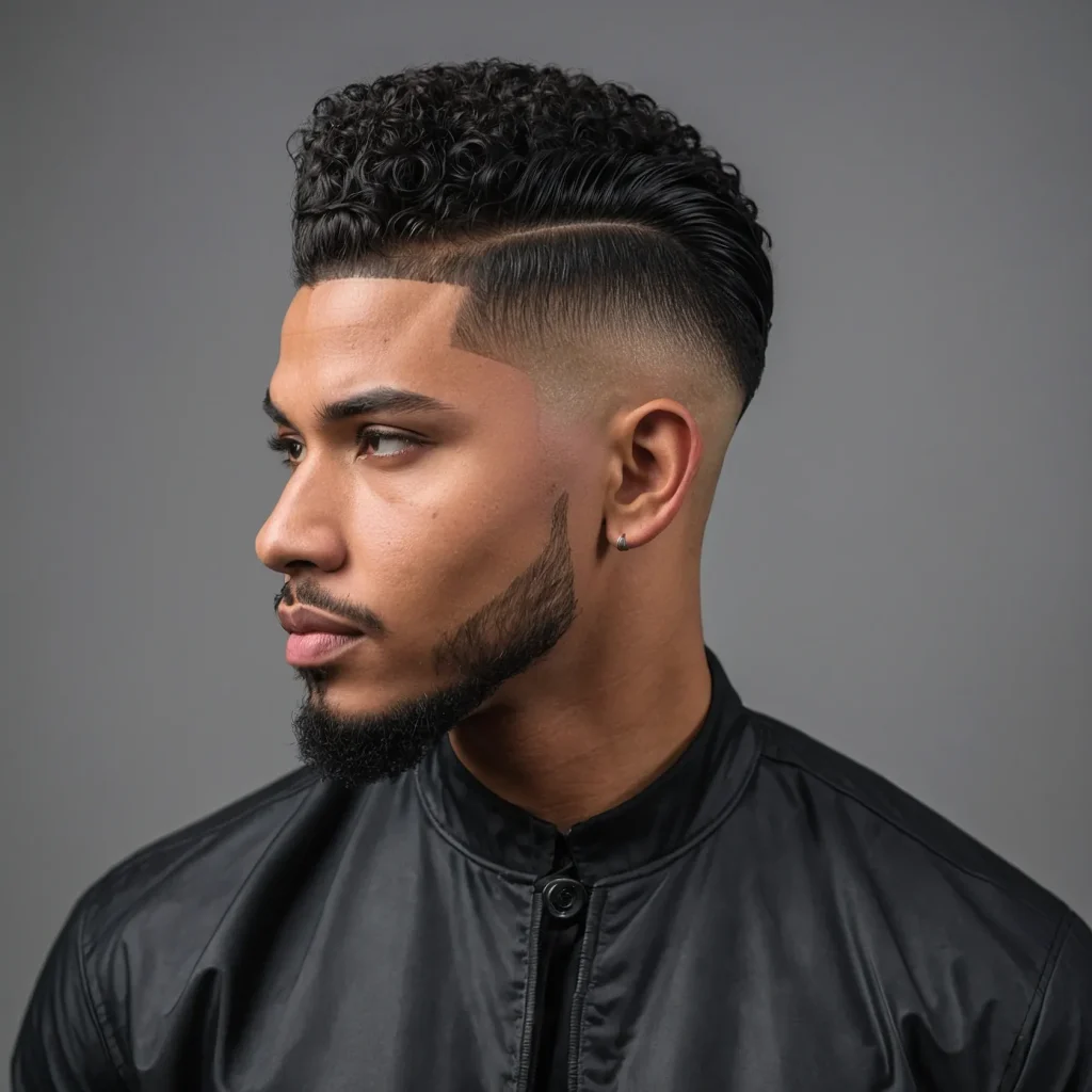 Taper Fade with Slick Back TopSlickedback afr