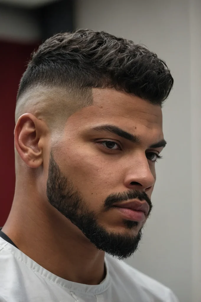 Taper Fademan with taper fade haircut gr