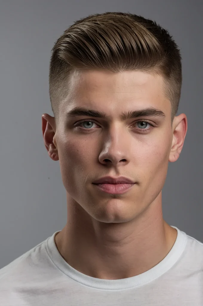 Taper Fade Mod CutUltrarealistic portrait
