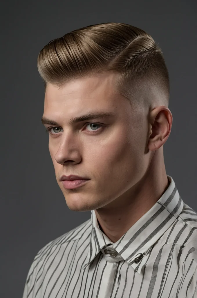 Taper Fade Mod CutUltrarealistic portrait