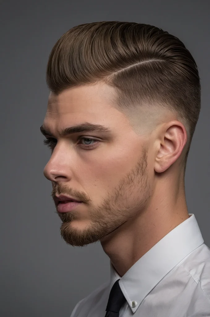 Taper Fade Mod CutUltrarealistic portrait