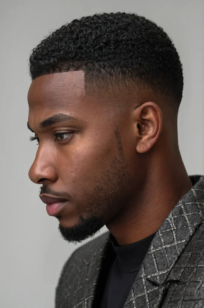 Taper Cut with Line UpBlack man with taper