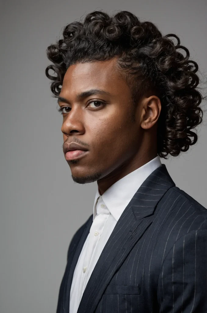 TwistOut Hime CutStudio portrait of a Blac