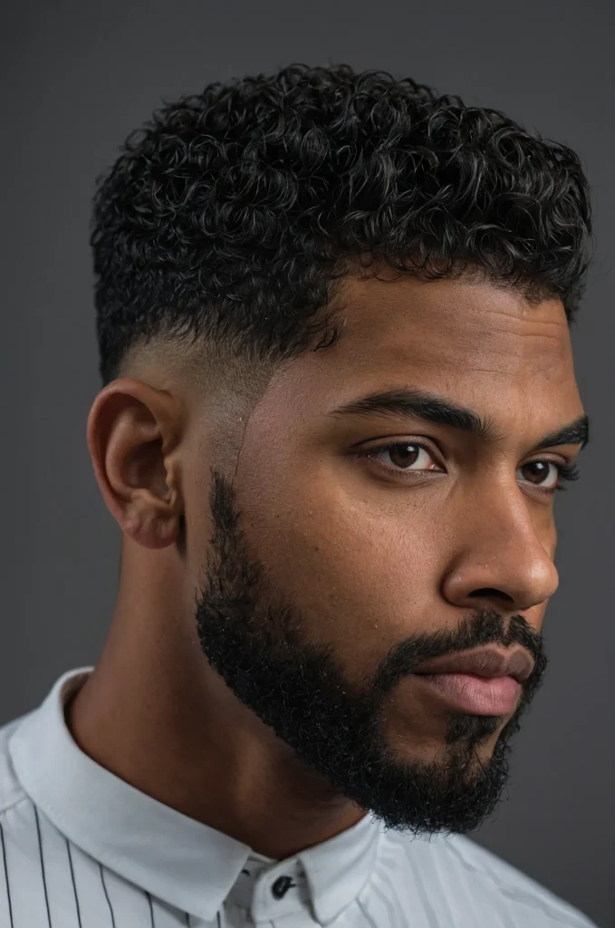 TwoTone Taper CutBlack man with taper cut