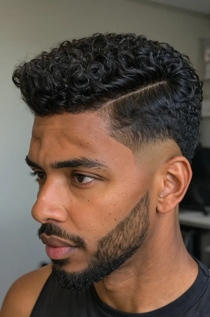TwoTone Taper CutBlack man with taper cut