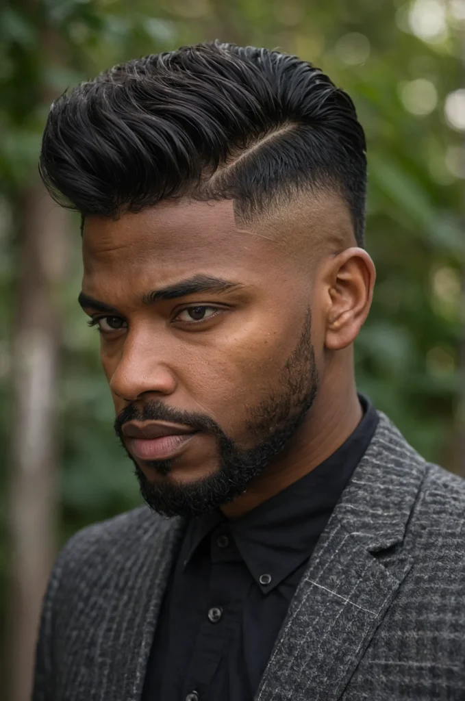 TwoTone Taper CutBlack man with taper cut