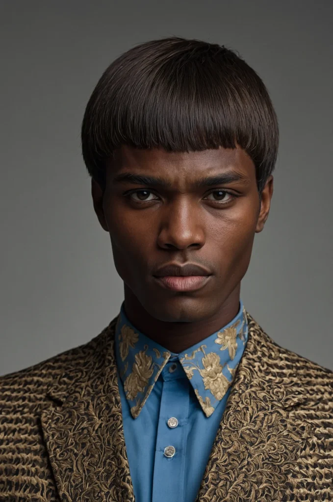 Classic Caesar CutCloseup of a Black male m