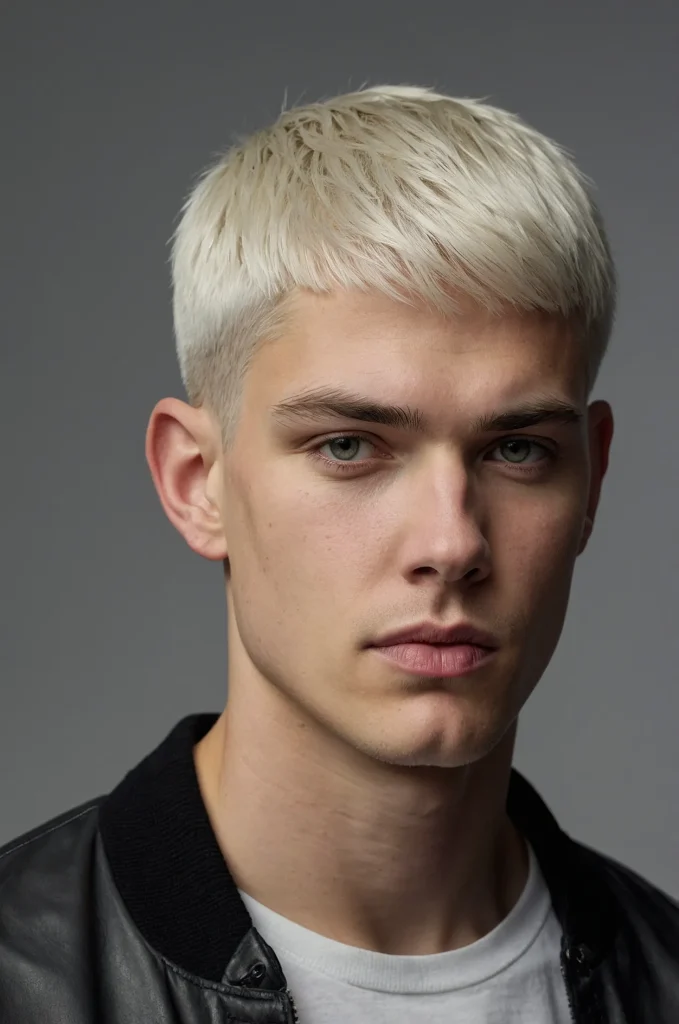Short Mod CutUltrarealistic studio portrait