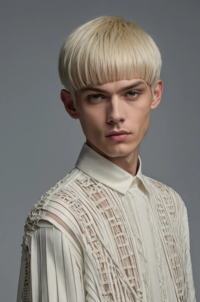 Asymmetrical Hime CutPhotorealistic editori