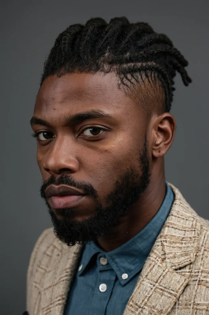 Taper Cut with LocsBlack man with shorttome
