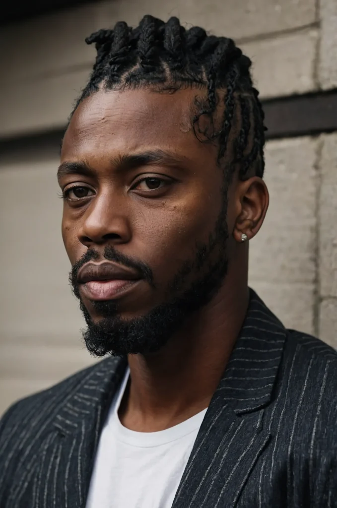Taper Cut with LocsBlack man with shorttome