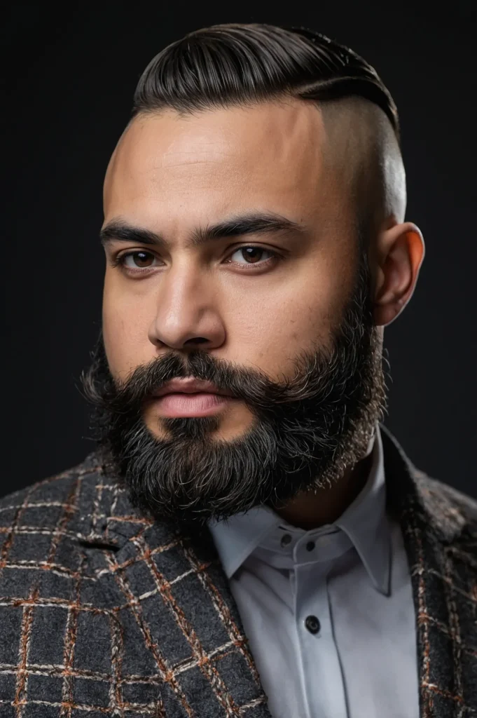Bald Fade Beard BlendBeard connected seamles