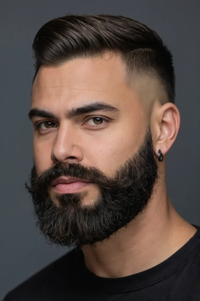 Bald Fade Beard BlendBeard connected seamles