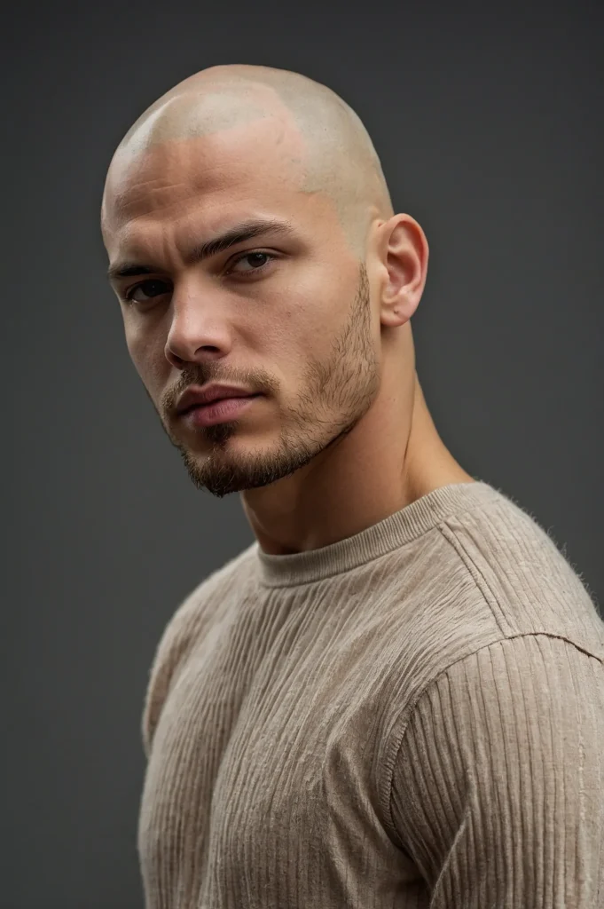 Bald Fade Textured CropTextured crop top wit