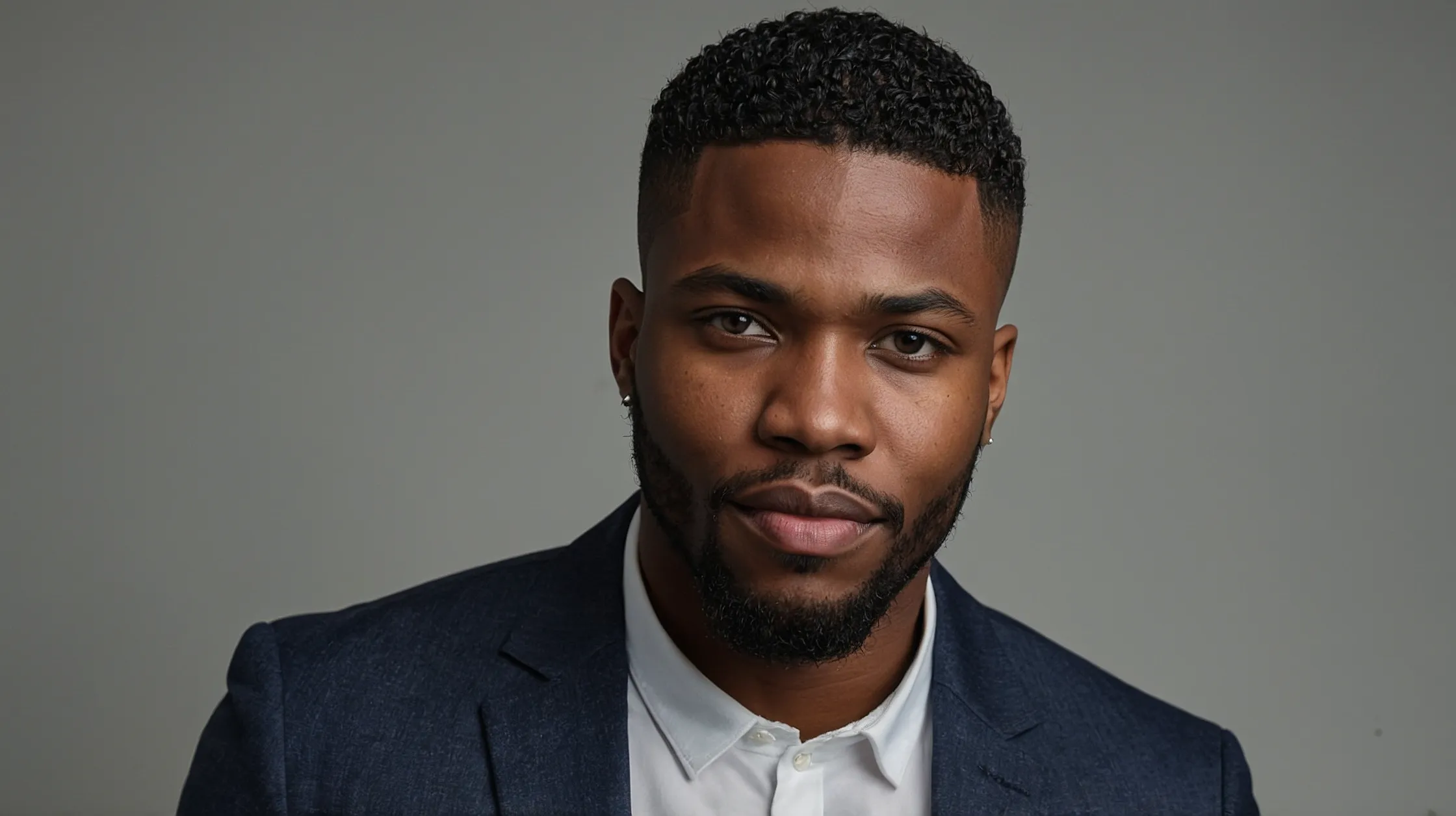 Black Men + Straight Fade