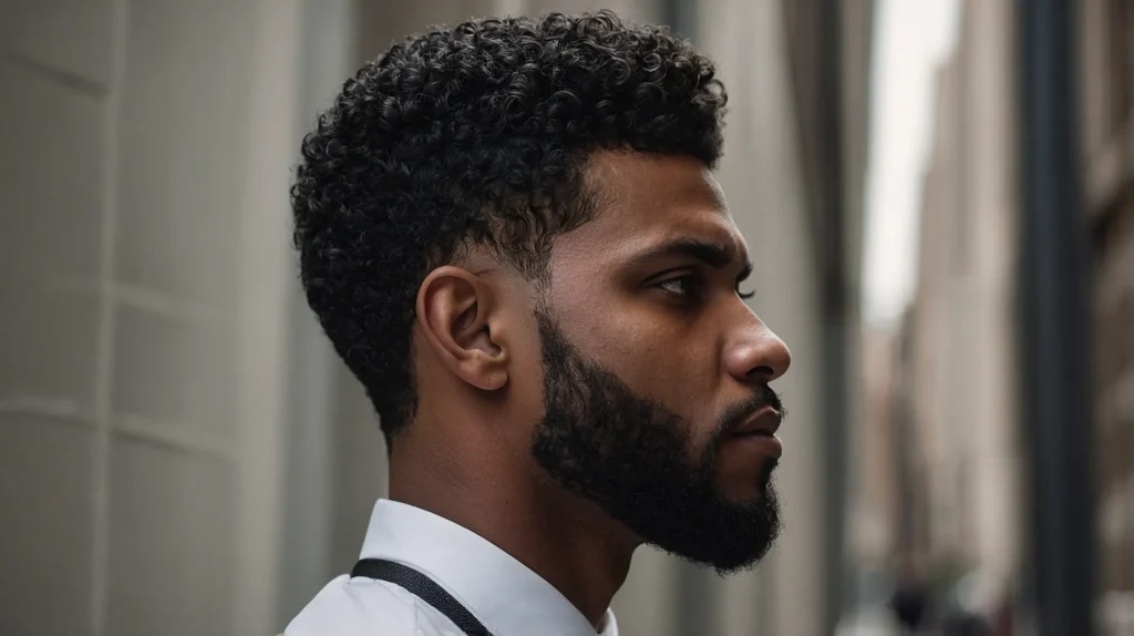 Black Men + Temp Fade