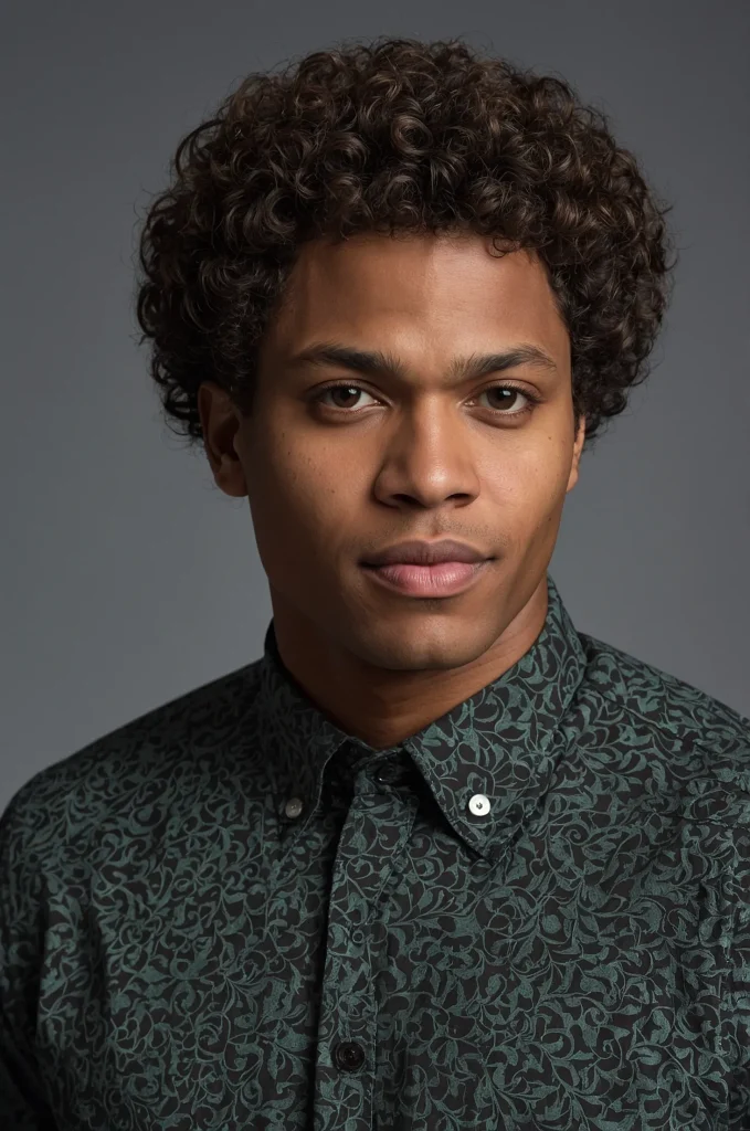 Curly EdgarUltrarealistic photo of a single B