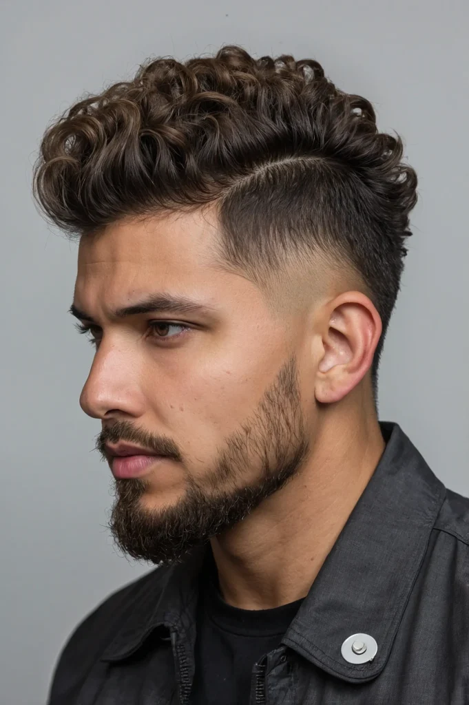 Curly Mohawk Blowout with TaperMan with curly