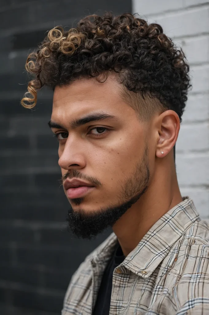 Freeform Curls Sharp LineUpMan with freeform