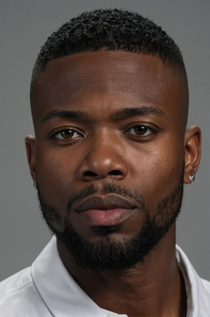 High Fade EdgarPortrait of a single Black man