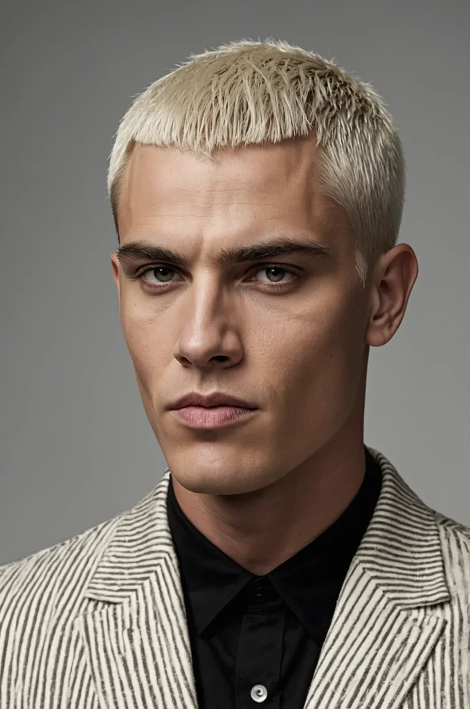 Leonardo Kino XL Slicked Caesar CutRealistic studio portrai