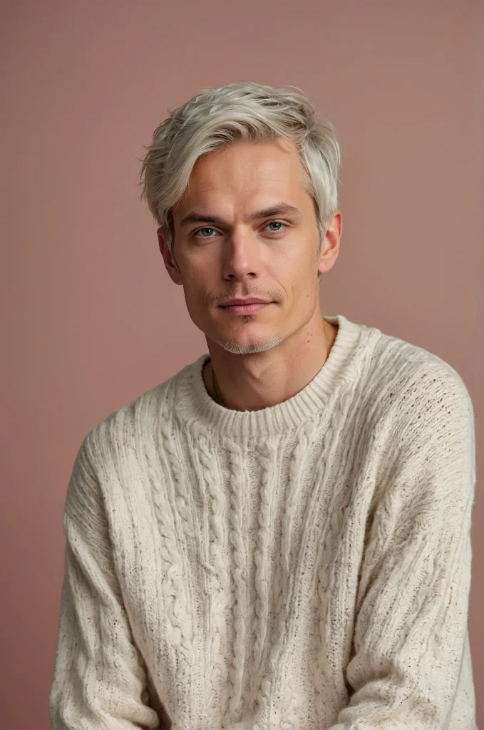 Long PixieWhite American man with a long pixi