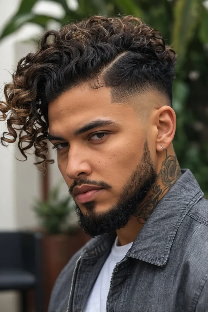 Loose Curls Burst FadeSoft loose curls and c