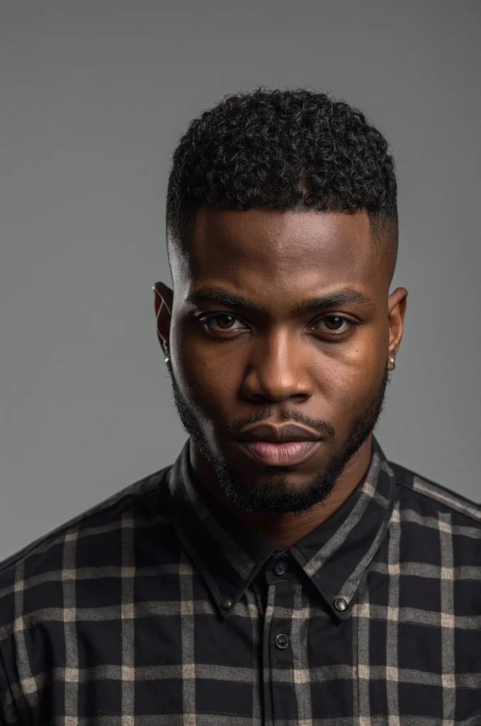 Low Fade EdgarUltrarealistic image of a singl
