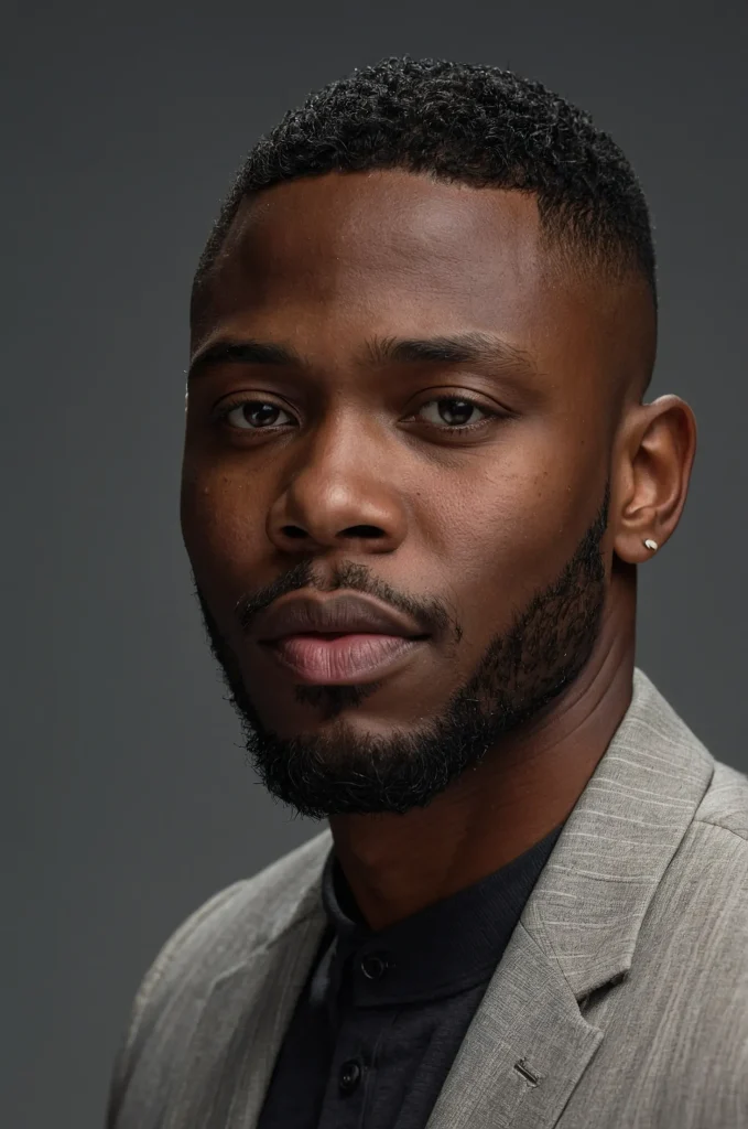 Low Fade EdgarUltrarealistic image of a singl