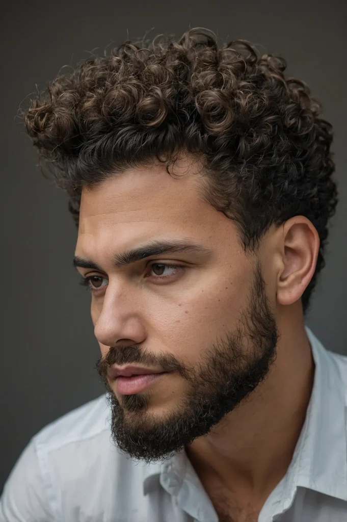 Natural Curls BlownOut TaperMan with natural