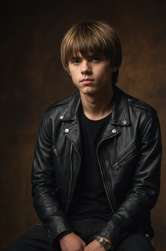 Shaggy Bowl CutUltrarealistic image of a sing