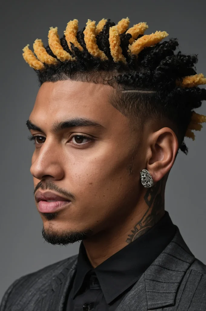 Sponge Twists Burst Taper FadeSpongetwisted