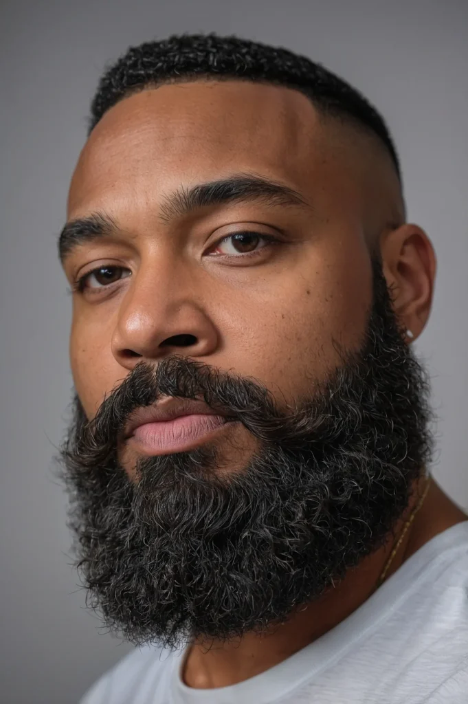 Temp Fade Beard ConnectionTemple fade seaml