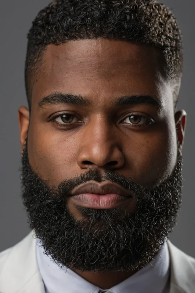 Temple Fade Beard ConnectBlack man with temp