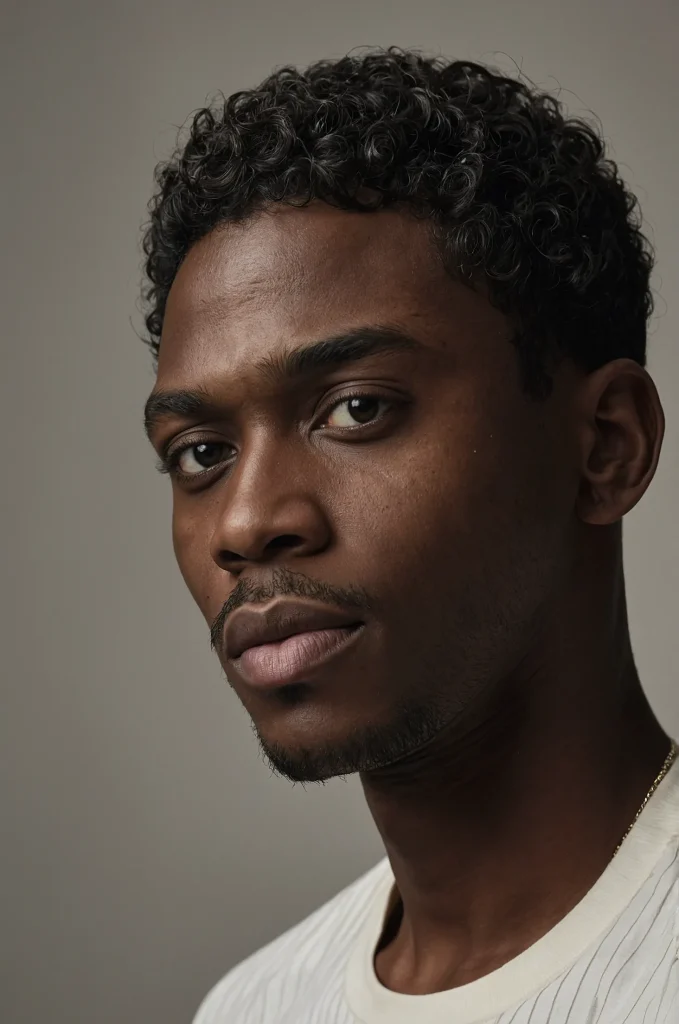 Wavy EdgarPortrait of a single Black man with