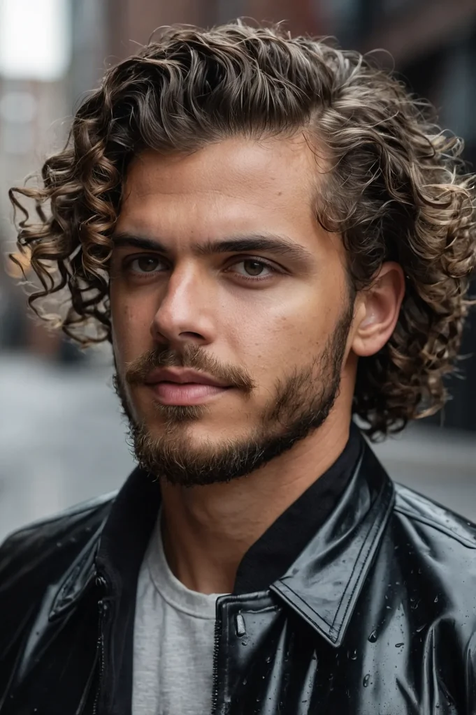 Wet Curls BlownOut Volume FadeMan with wetlo