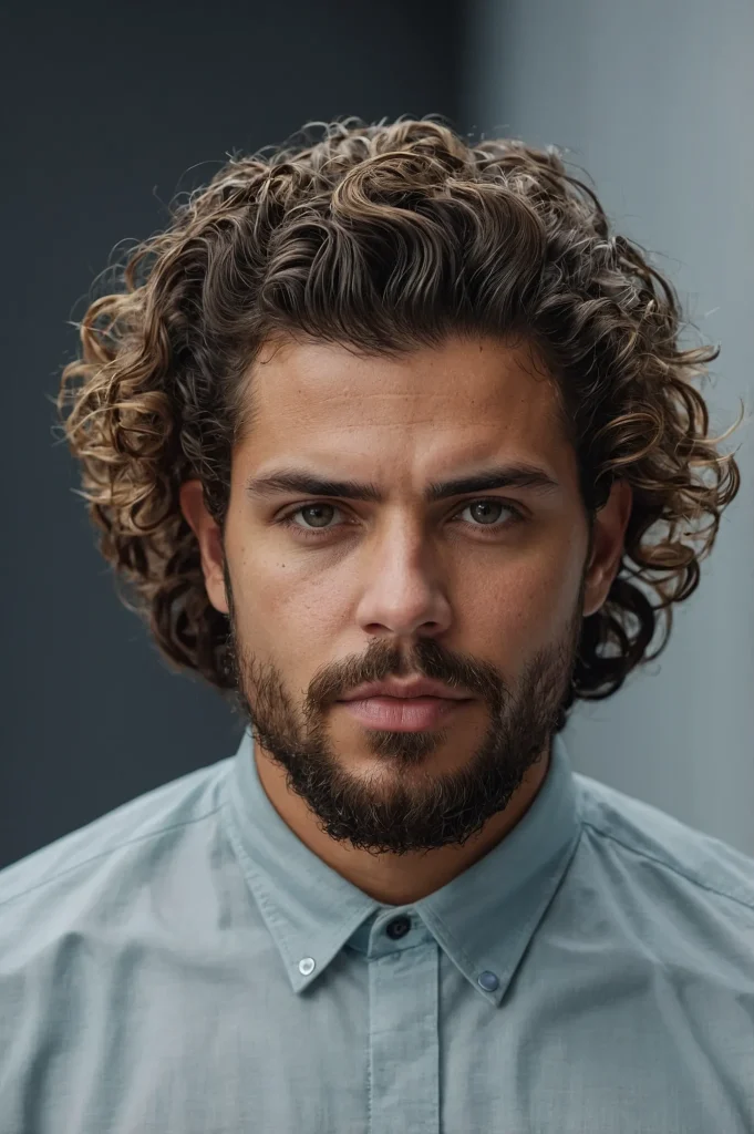 Wet Curls BlownOut Volume FadeMan with wetlo