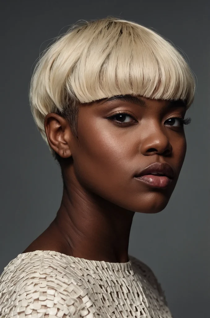 Baby Short Fringe with Short HairA daring