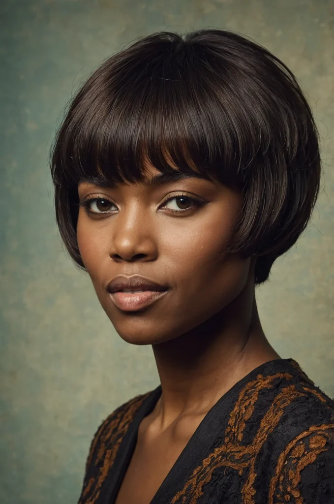 Shaggy Short Fringe with Short HairA retroi