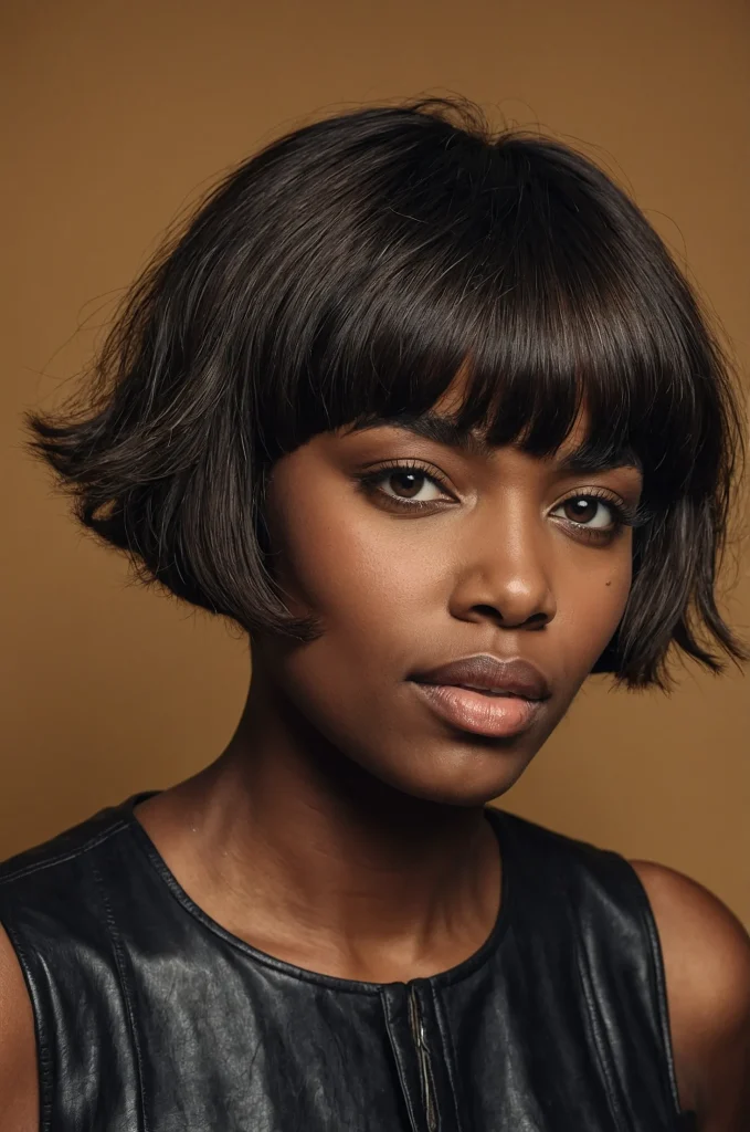 Shaggy Short Fringe with Short HairA retroi