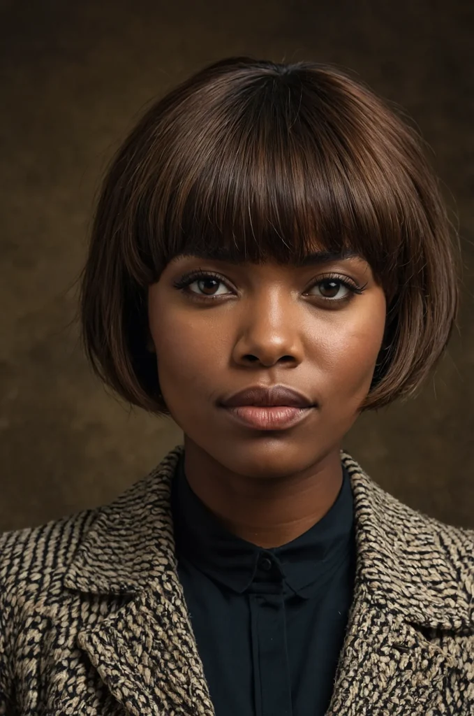 Shaggy Short Fringe with Short HairA retroi