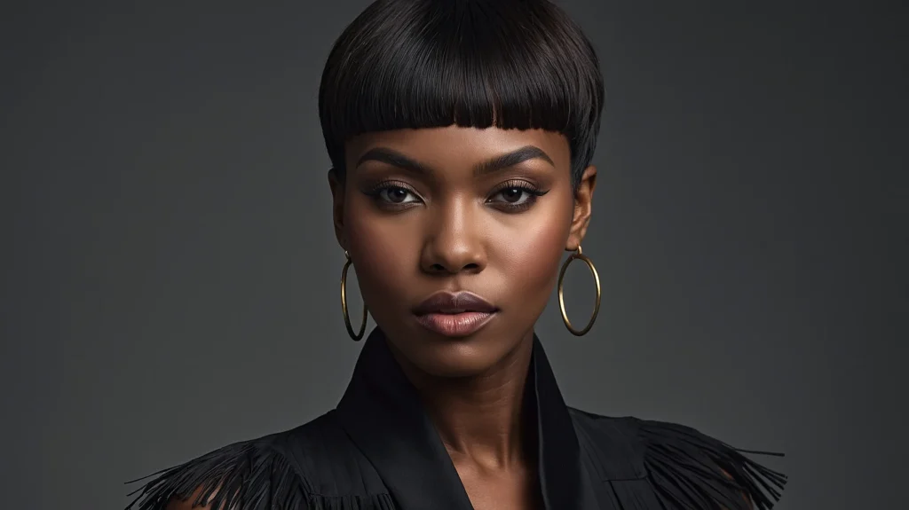Fringe Bangs Haircuts Black Women PT